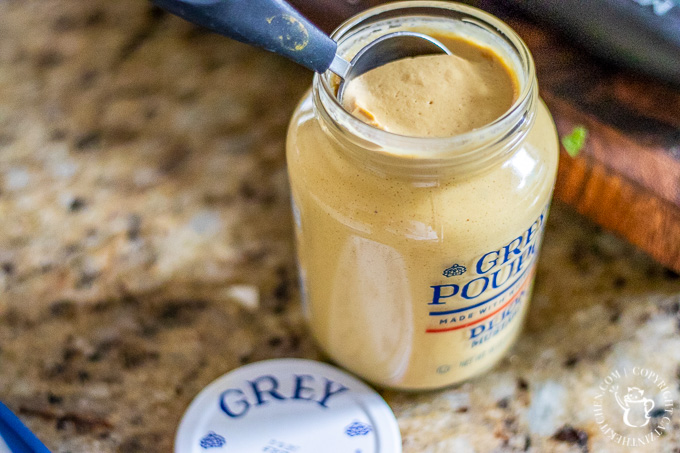 tablespoon of dijon mustard This scrumptious recipe for grilled honey lemon chicken is incredibly simple, and, not counting the 30-min-marinade, takes less than half an hour to make!