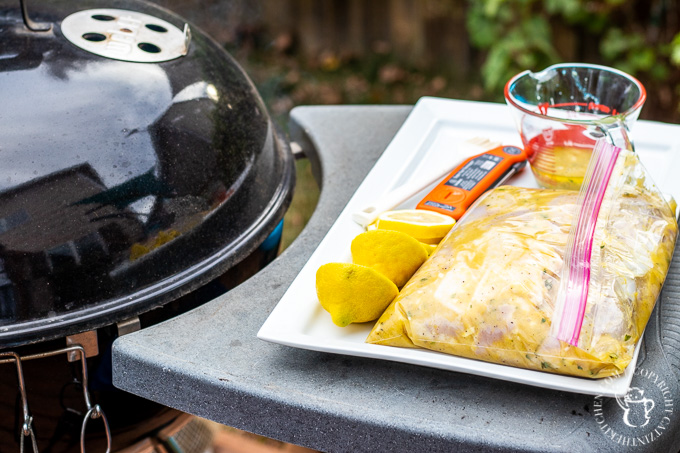marinated chicken for grilling This scrumptious recipe for grilled honey lemon chicken is incredibly simple, and, not counting the 30-min-marinade, takes less than half an hour to make!