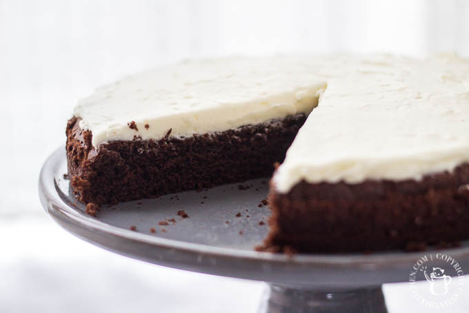 This Chocolate Guinness Cake is a rich, creamy dessert recipe infused with classic Irish stout. Try it this St. Patrick's Day!