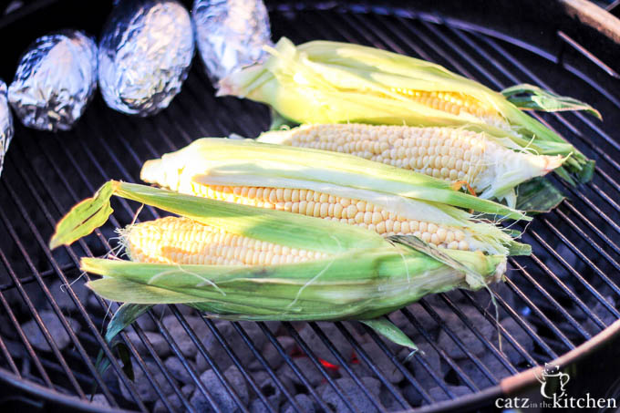 The sweet, smoky sides keep on coming! Add this grilled corn on the cob to almost any outdoor meal!