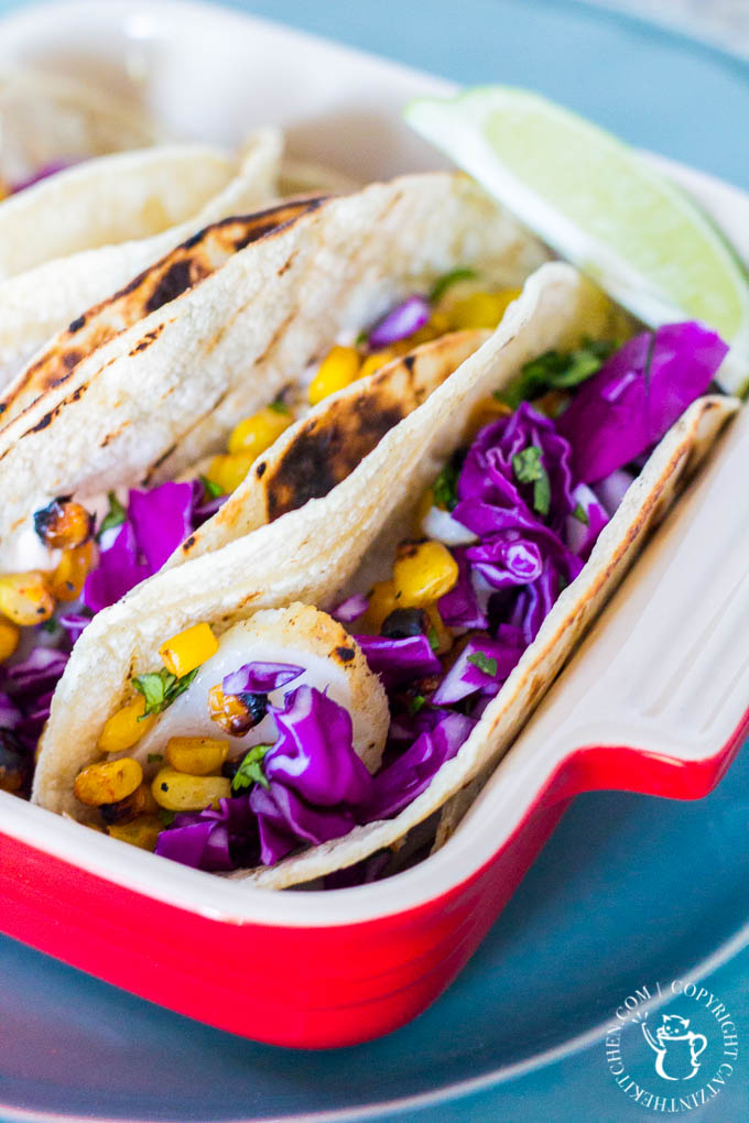 Creamy, spicy, crunchy, smokey, and fresh - these chipotle fish tacos have it all! Try it - they're fast, and will fast become a family favorite!