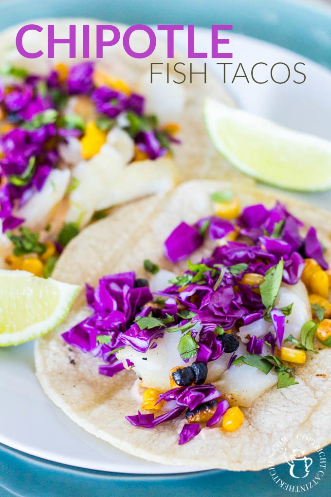 Chipotle fish tacos are creamy, spicy, crunchy, smokey, and fresh - they really have it all. They have become a summer grilling mainstay for our family!