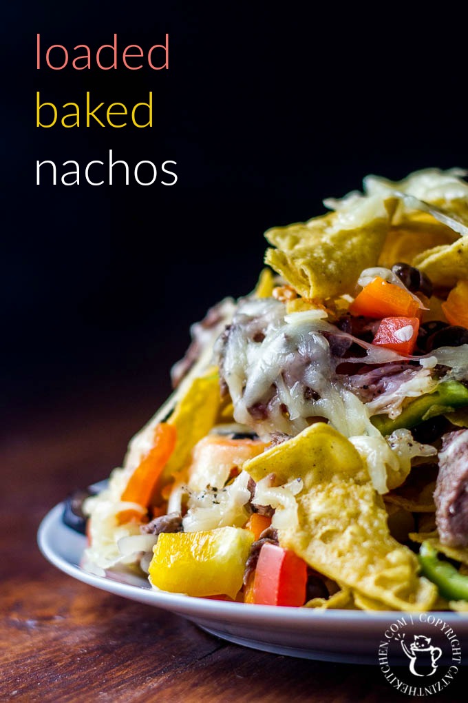 Loaded Baked Nachos Tired of the same old taco on your "Taco Tuesday" nights? Give these easy loaded baked nachos a try! They're bright, filling, and easy as pie!