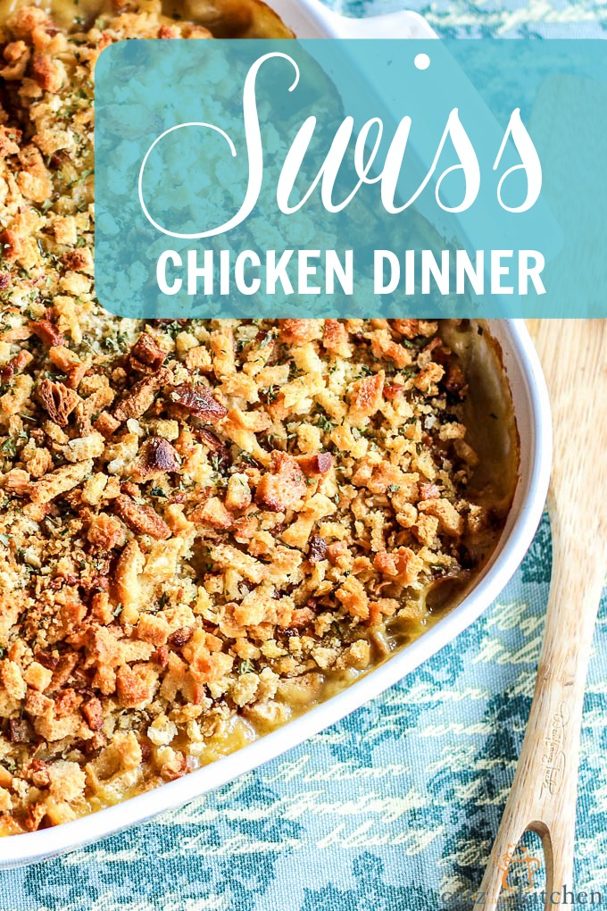 Swiss Chicken Dinner | Catz in the Kitchen | catzinthekitchen.com #Swiss