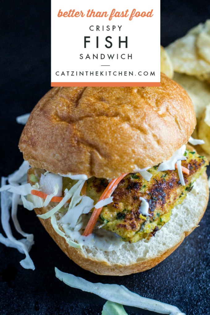 Avoid the fast food drive thru with this buttery, flakey, and crispy fish sandwich. You’ll be surprised at how much healthier and better tasting this is and you’ll be wanting to make this at copycat version all the time.