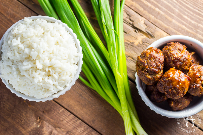 Basted in a simple, sweet and tangy homemade sauce, these teriyaki meatballs are baked in the oven, making them easy, quick...and yummy!