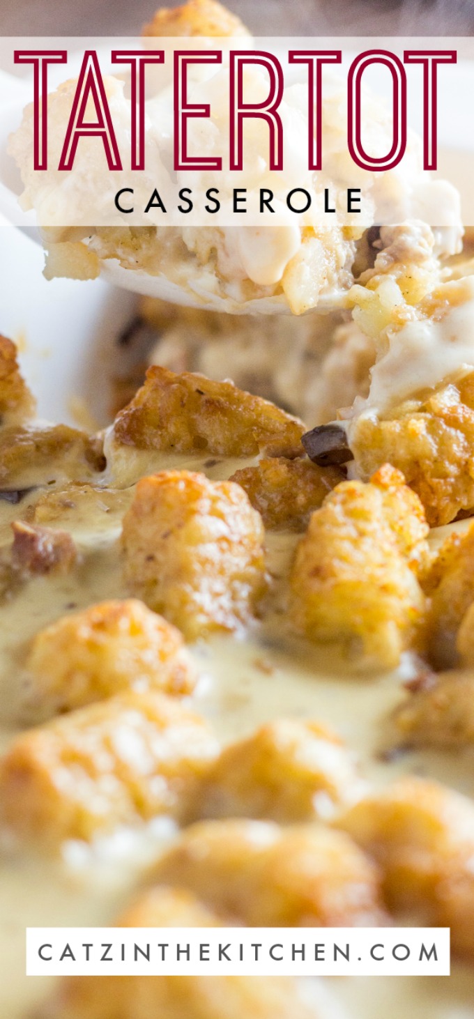 A classic comfort food that is creamy, crispy, and easy – this tater tot casserole will help you get dinner on the table in no time.