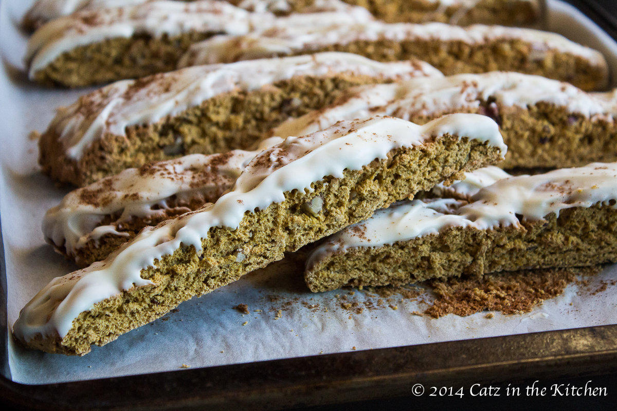 Pumpkin Spiced Biscotti is such a fun treat to make and give to fellow coffee lovers. Perhaps a great gift for your Thanksgiving host this year? 