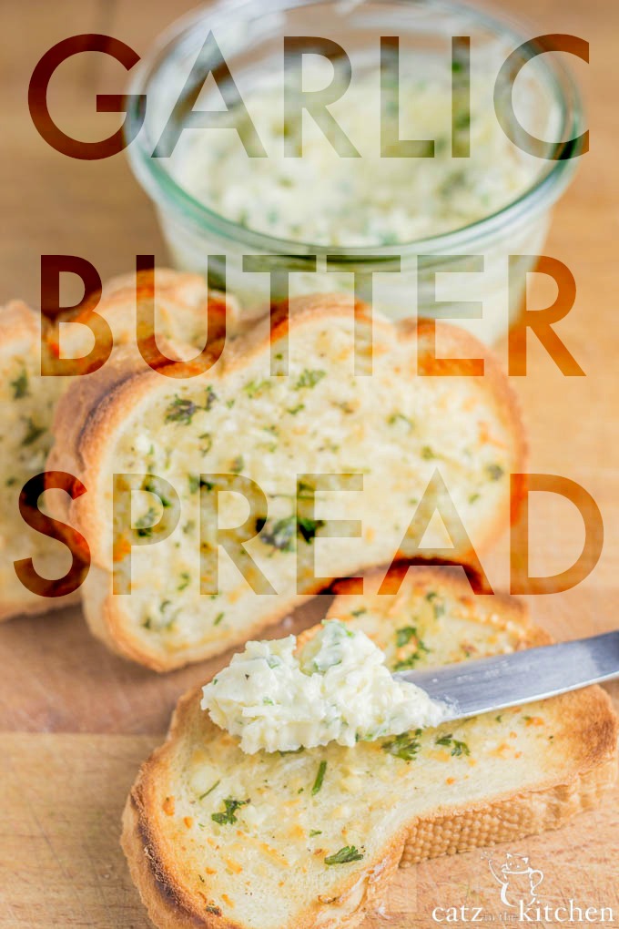 Ever wanted your own garlic butter spread recipe for making garlic bread at home? Well, now's your chance! This one is easy, quick, and keeps in the fridge!