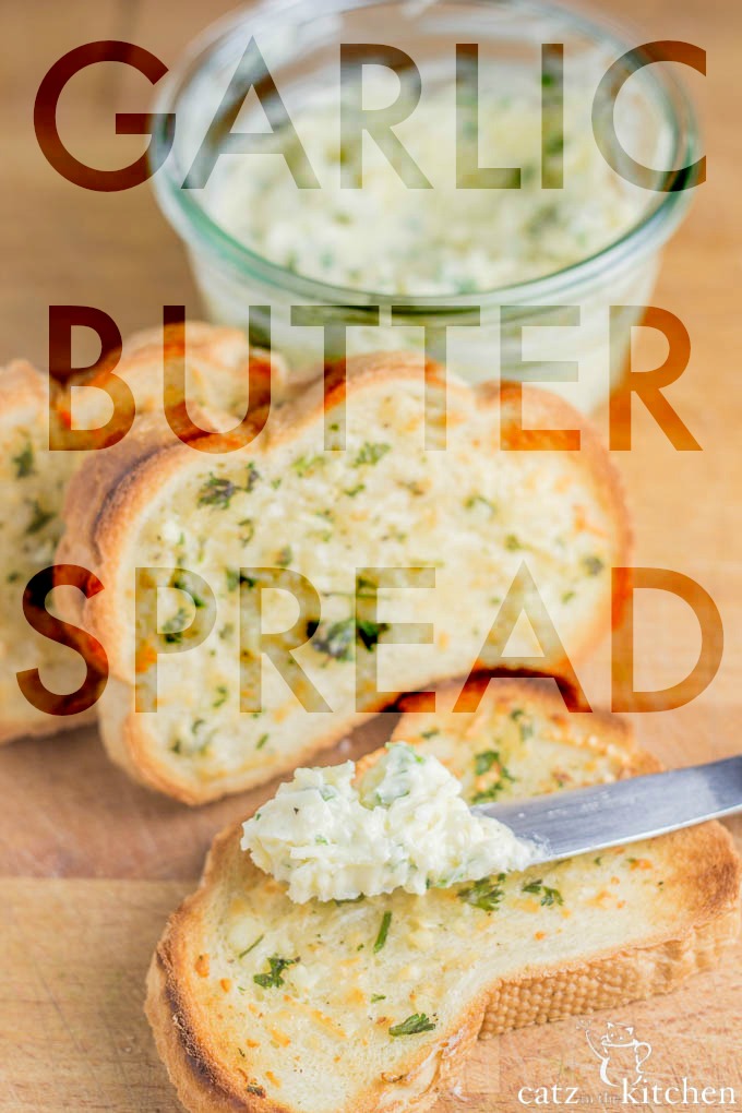 Ever wanted your own garlic butter spread recipe for making garlic bread at home? Well, now's your chance! This one is easy, quick, and keeps in the fridge!