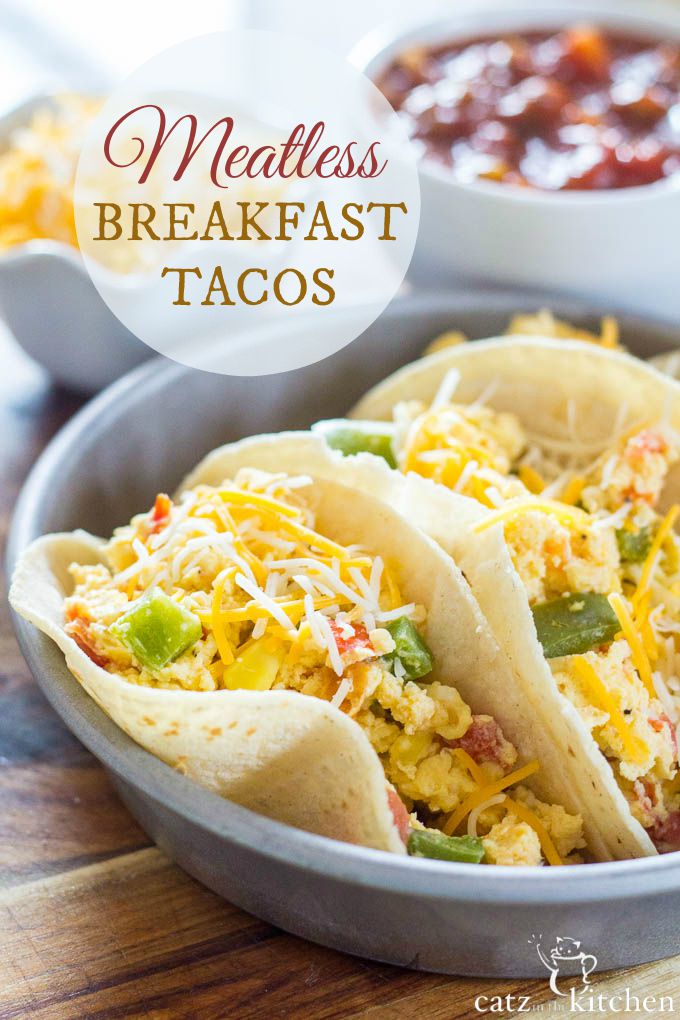 Meatless Breakfast Tacos