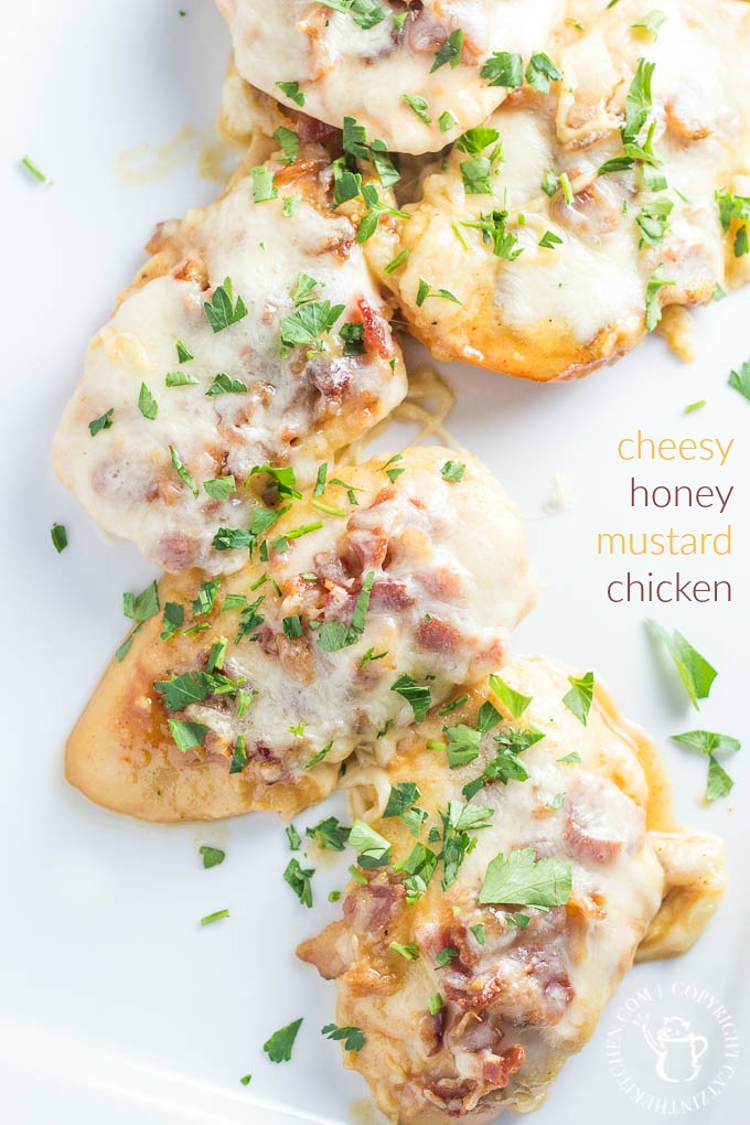 This is one of those recipes that you crave as soon as the aroma begins to fill the house! You've got to try this Cheesy Honey Mustard Chicken! 