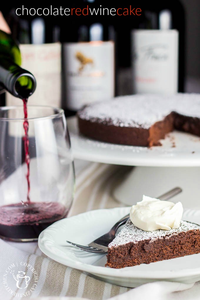 Need a dessert that's easy, yet complex, not too sweet, but totally addictive? This Chocolate Red Wine Cake is for you...