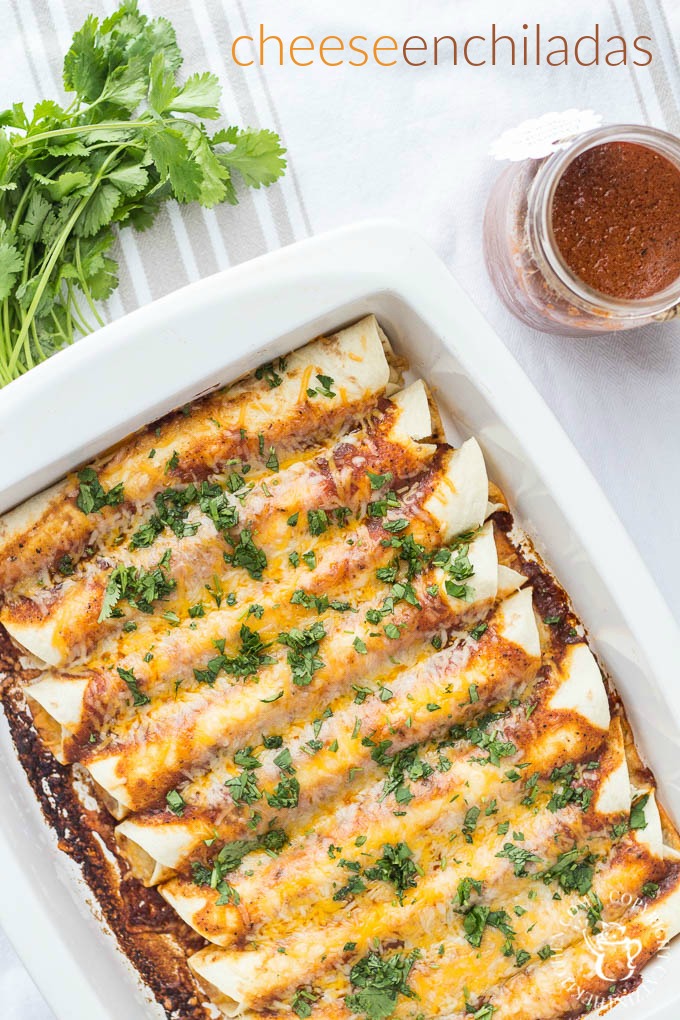 What's better than an easy, wonderful recipe for cheese enchiladas? Mmm...that would be...nothing. This kid-pleasing meal can be ready in 30 minutes!