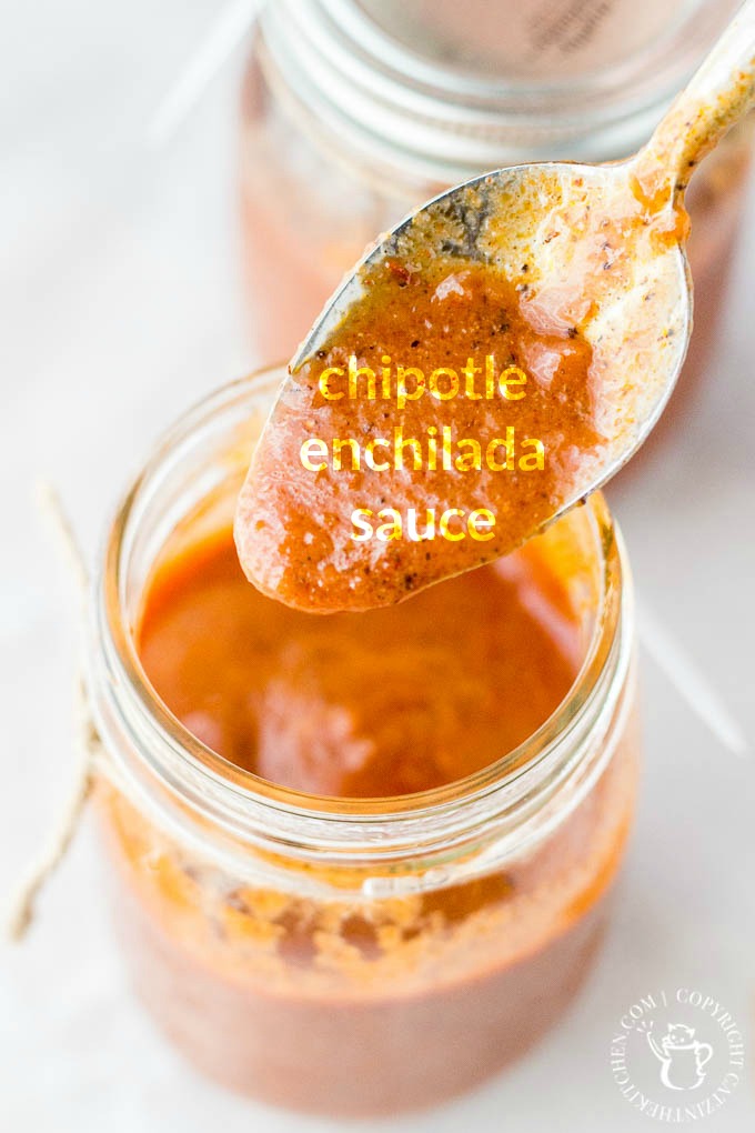 Chipotle Enchilada Sauce | Catz in the Kitchen | catzinthekitchen.com | #chipotle #enchiladas #recipe #sauce