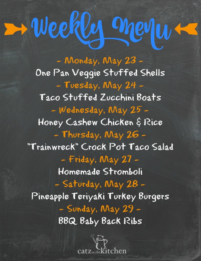 The Weekly Menu for the Week of May 23, 2016