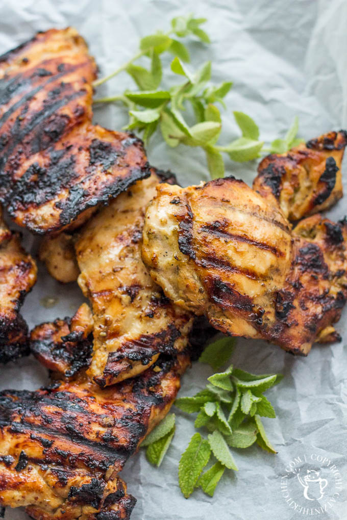 Mediterranean Grilled Honey Mustard Chicken Image