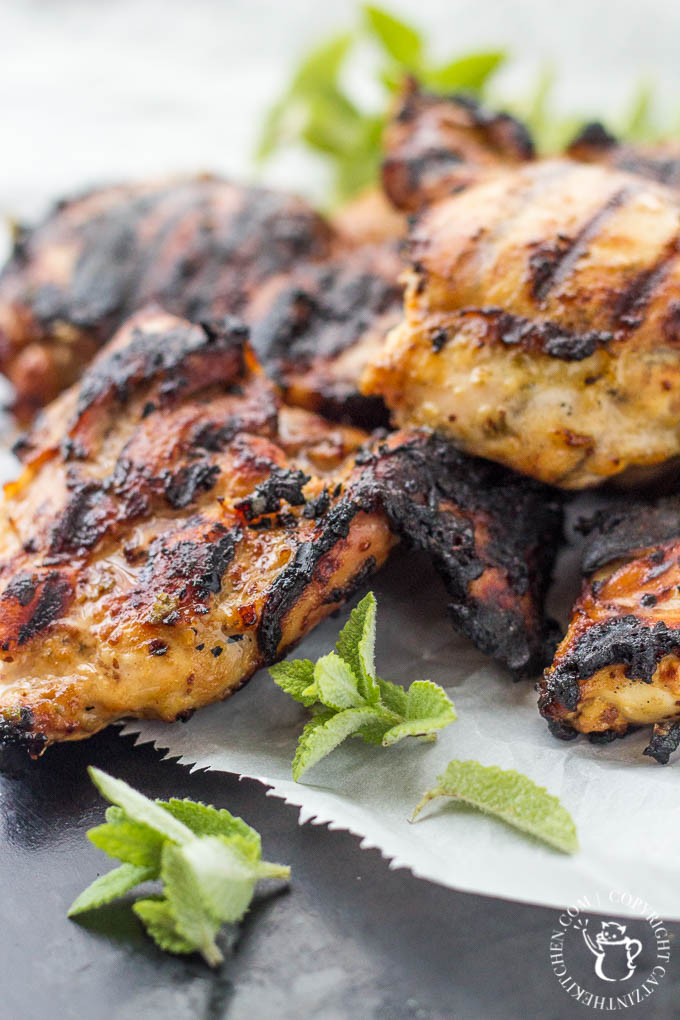 Mediterranean Grilled Honey Mustard Chicken Photo