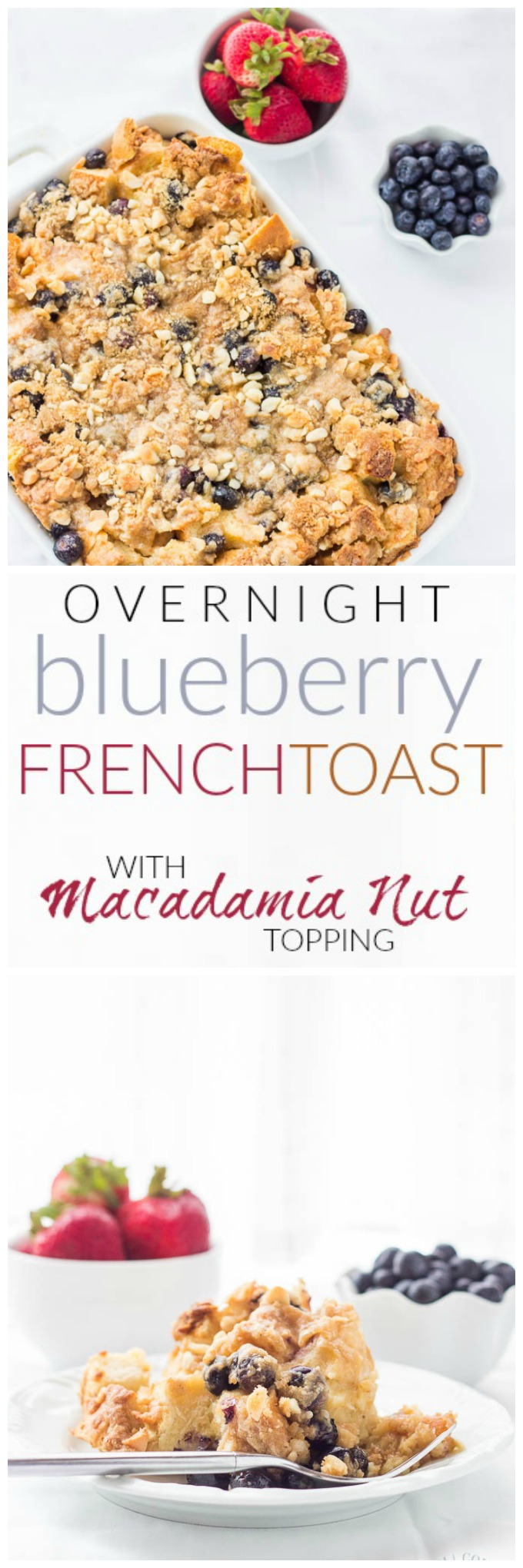 Overnight Blueberry French Toast is a recipe that is simple and indulgent. When you make it the day before, the morning meal is tasty and effortless!