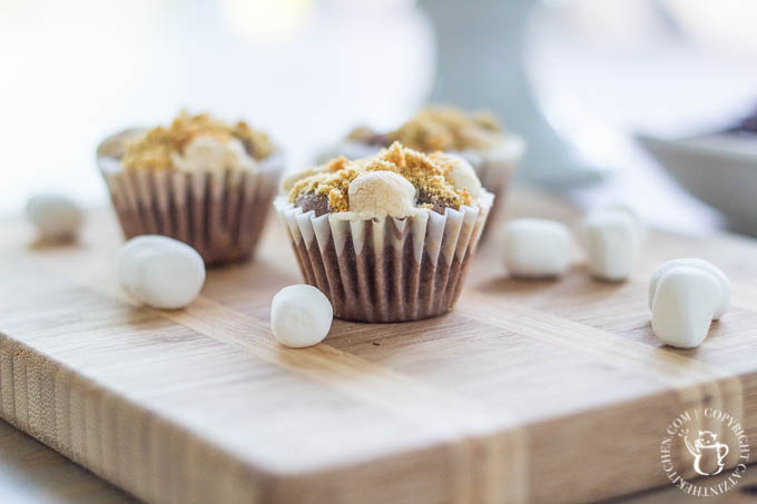 These S'more Brownie Bites are perfect for when you're craving chocolate, sweetness, and marshmallow goodness without the guilt or the fire!