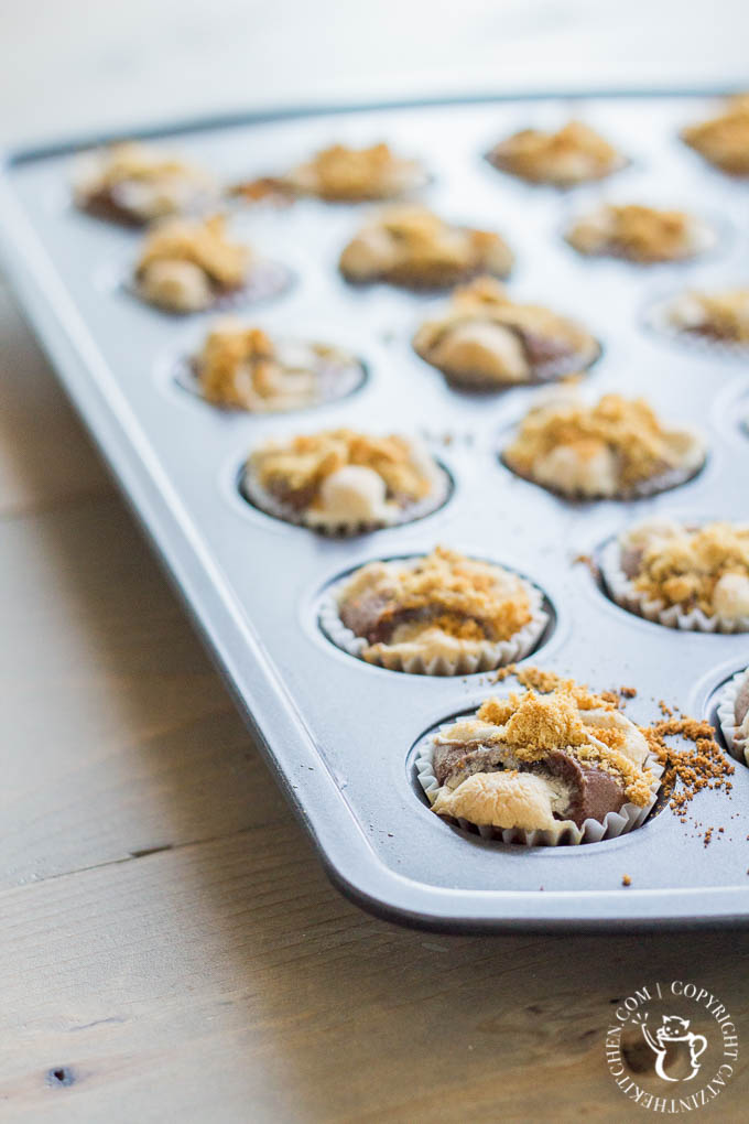 These S'more Brownie Bites are perfect for when you're craving chocolate, sweetness, and marshmallow goodness without the guilt or the fire!