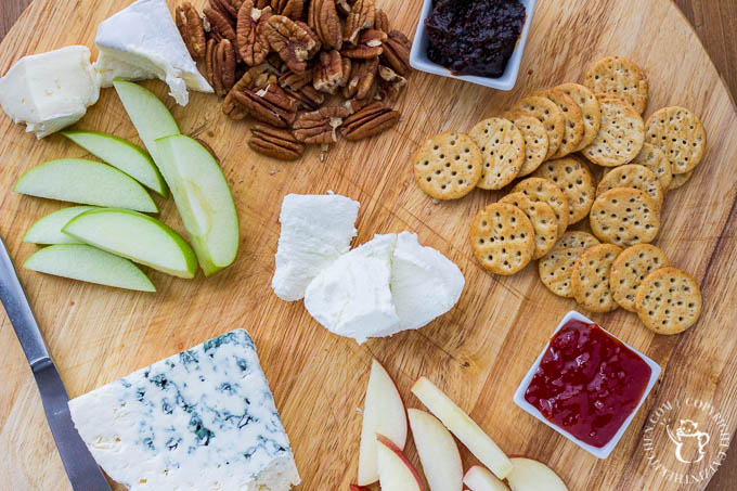 A DIY Cheese Plate is a great way to jazz up your snack situation for a family game night, a get together with friends, or anytime you're feeling snacky!