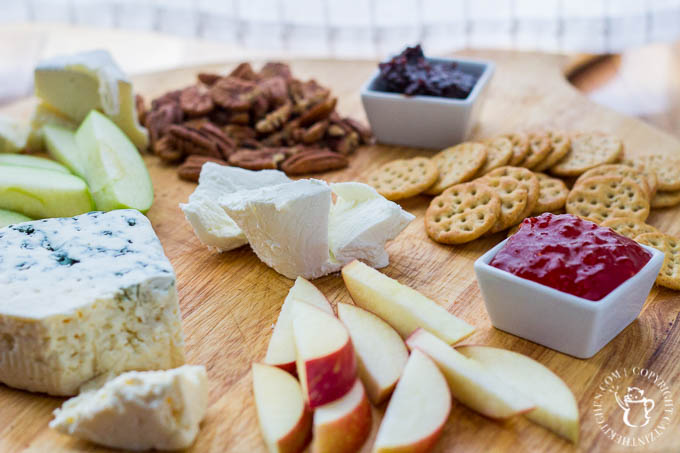 A DIY Cheese Plate is a great way to jazz up your snack situation for a family game night, a get together with friends, or anytime you're feeling snacky!