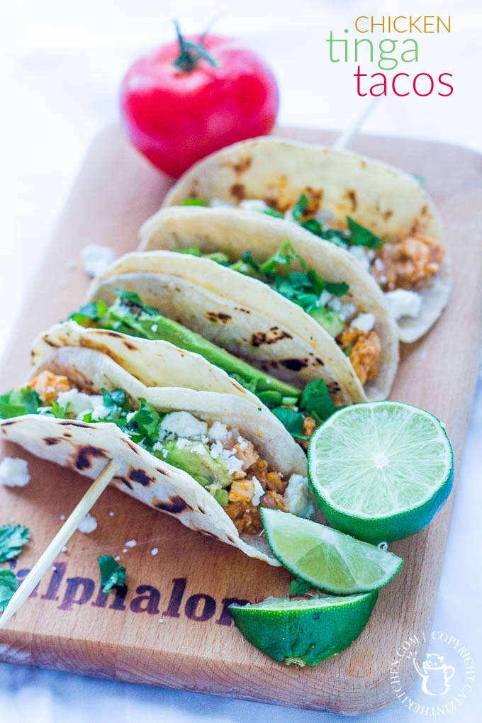 Whether you love the latin flavors of a tinga sauce, or have never tried it, these healthy 30-min chicken tinga tacos are a tasty way to get your fix!