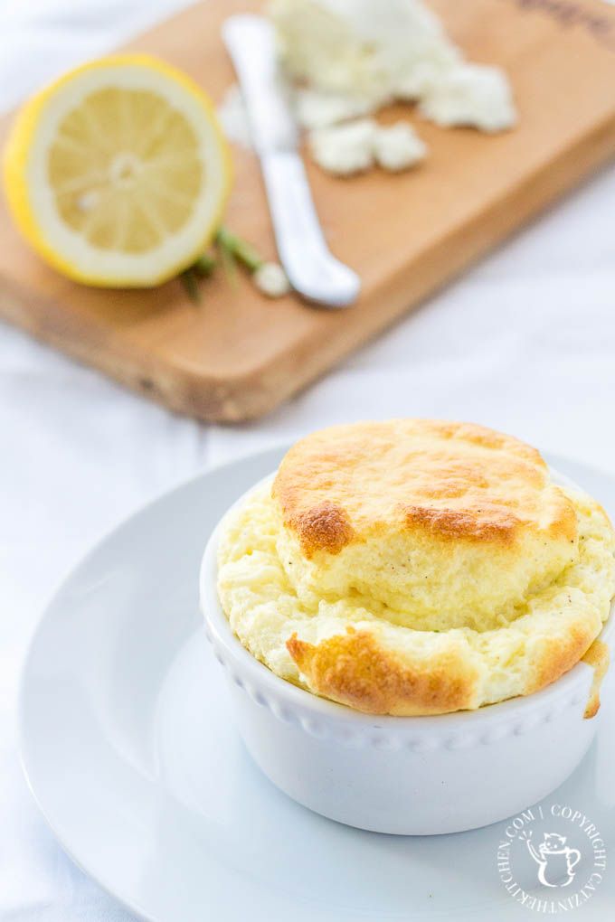 Try something "gourmet" with this chive & goat cheese soufflé! You'll love the flavors...and having something different for breakfast, lunch, or dinner!