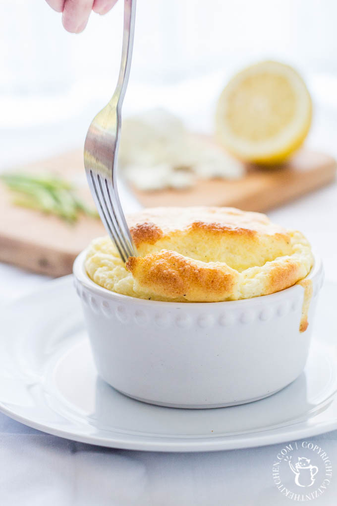 Try something "gourmet" with this chive & goat cheese soufflé! You'll love the flavors...and having something different for breakfast, lunch, or dinner!