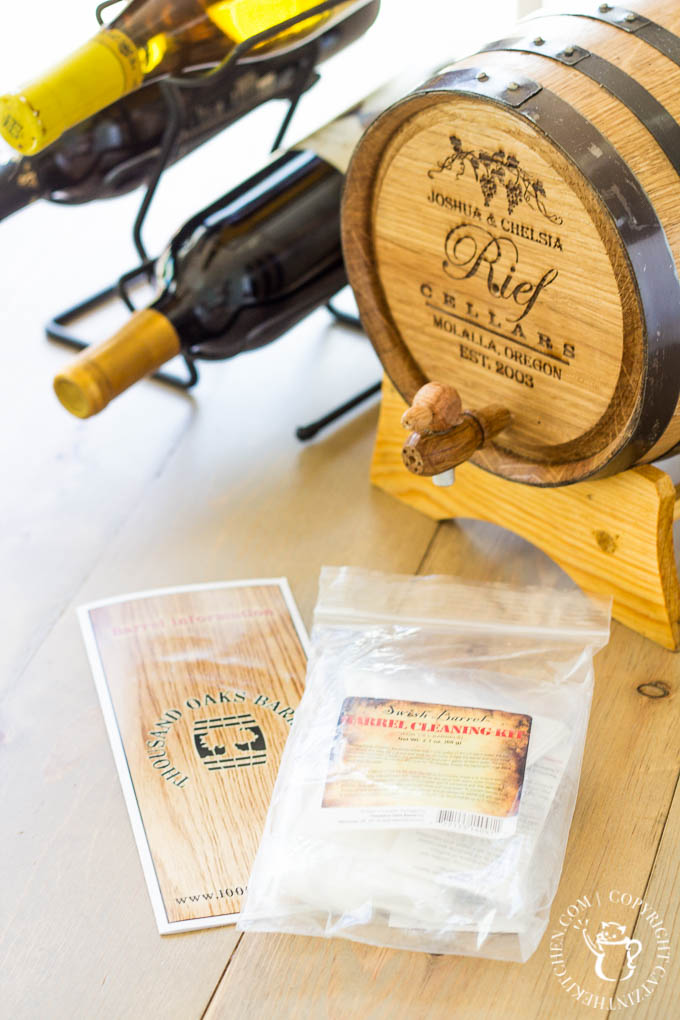 Uncommon Goods' Personalized Wine Barrel