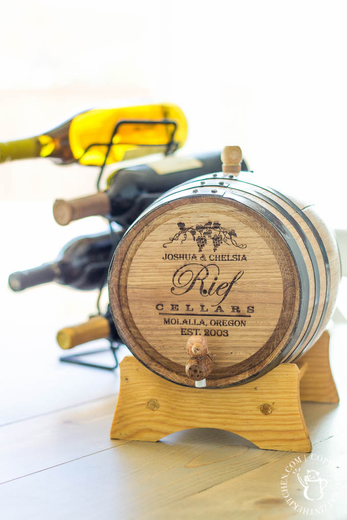 Personalized Wine Barrel