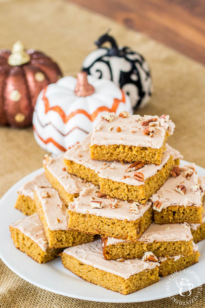 If you're one of those autumn enthusiasts who just can't wait to get fall started, then this recipe for Pumpkin Spice Bars was made for you!