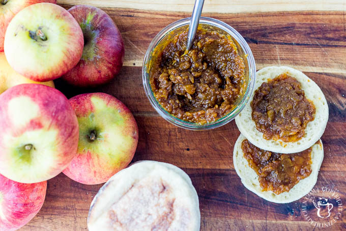 Slow-Cooker Chai Apple Butter is not only easy to make and delicious on almost anything, it makes a great seasonal gift for friends and family! 