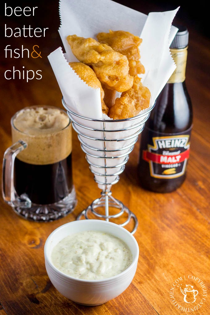 After experimenting with different beers and recipes, we've found a recipe for beer batter fish & chips that we're just crazy about!