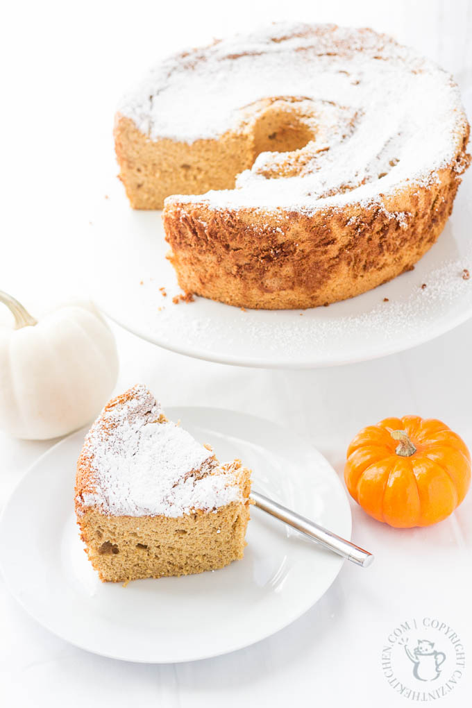 If you're craving cake & beautiful autumn colors or maybe you just NEED CAKE...make this pumpkin chiffon cake. It feels like fall and tastes like fall! 