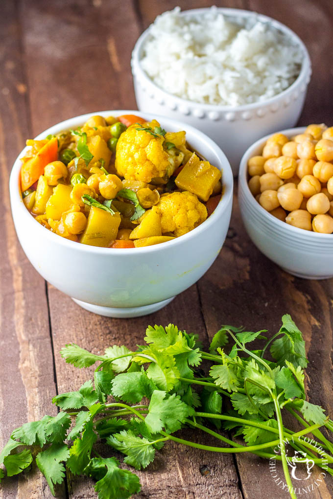 Quick and tasty while healthy and full of flavor, this one pot chickpea curry is definitely a recipe you and your family should try!