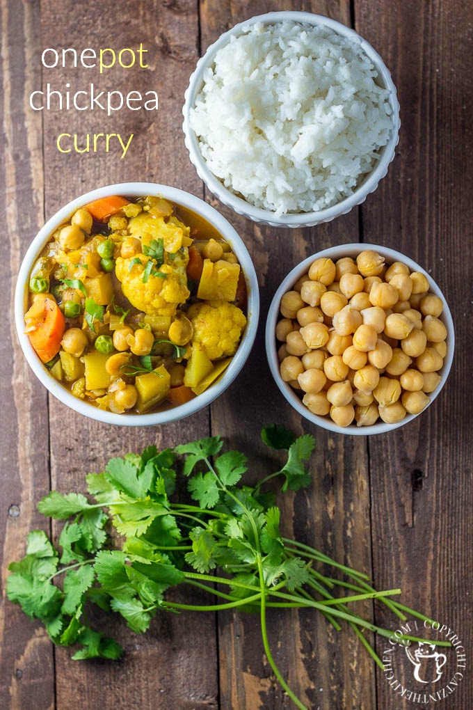 Quick and tasty while healthy and full of flavor, this one pot chickpea curry is definitely a recipe you and your family should try!