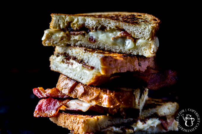 Ready to elevate classic grilled cheese to dizzying new heights? Enter these grilled bacon bleu cheese & fig sandwiches. Mouthwatering is an understatement. 