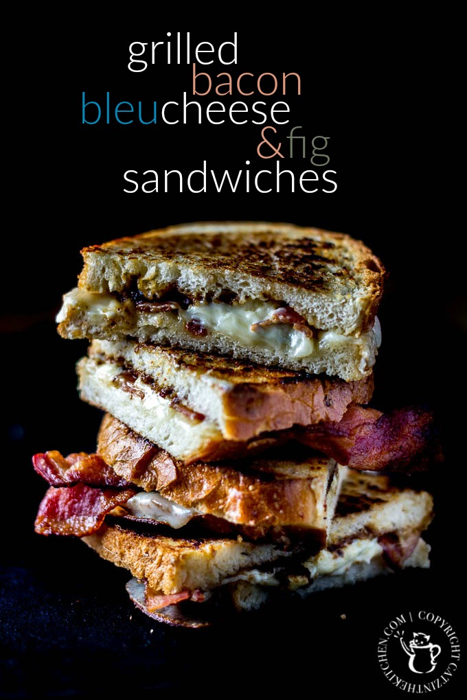 Ready to elevate classic grilled cheese to dizzying new heights? Enter these grilled bacon bleu cheese & fig sandwiches. Mouthwatering is an understatement. 