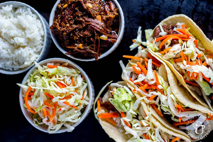 These Slow-Cooker Korean BBQ Beef Tacos have everything - texture, flavor, and timing! They're quick, easy, and oh-so-tasty!