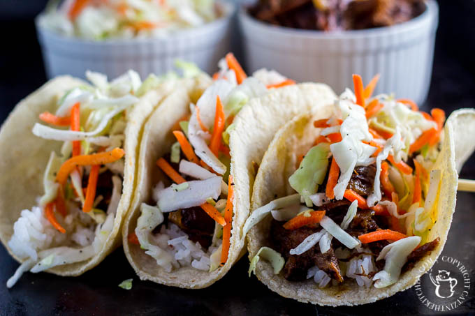 These Slow-Cooker Korean BBQ Beef Tacos have everything - texture, flavor, and timing! They're quick, easy, and oh-so-tasty!