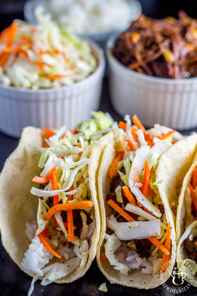 These Slow-Cooker Korean BBQ Beef Tacos have everything - texture, flavor, and timing! They're quick, easy, and oh-so-tasty!