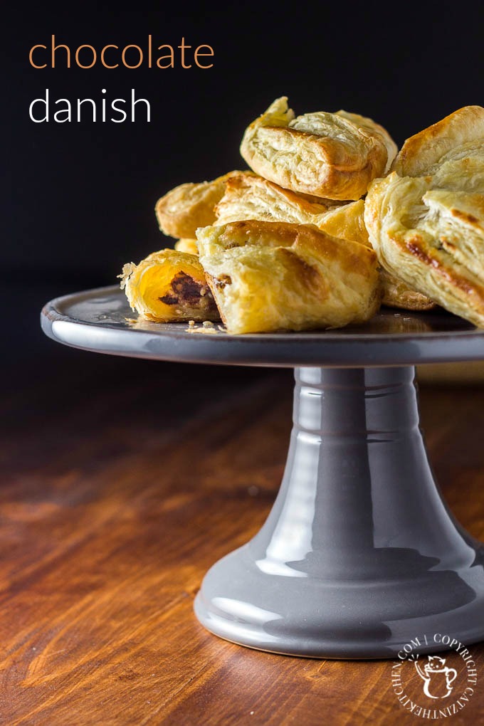 This recipe for making yourself a yummy chocolate danish at home is easy, fun, and a great way to experiment with puff pastry!