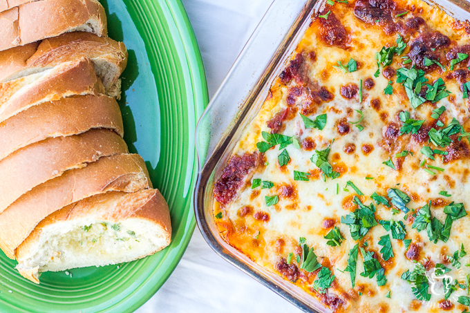 What's better than a tasty recipe for traditional lasagna? One that's freezer friendly with two different ways to make it (quick or from scratch)!