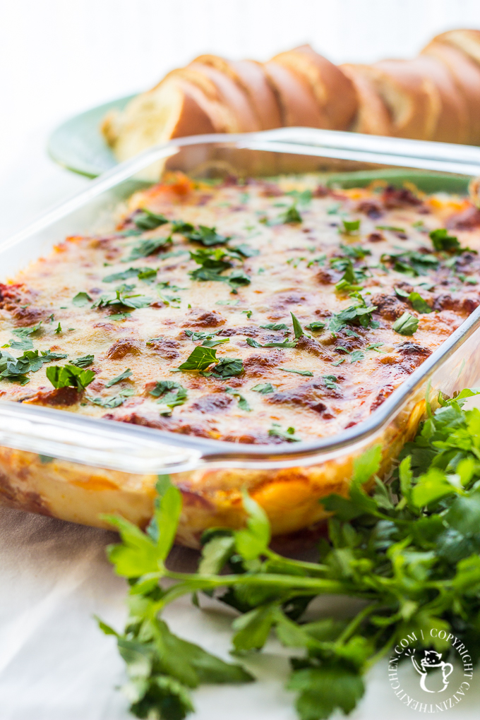 What's better than a tasty recipe for traditional lasagna? One that's freezer friendly with two different ways to make it (quick or from scratch)!