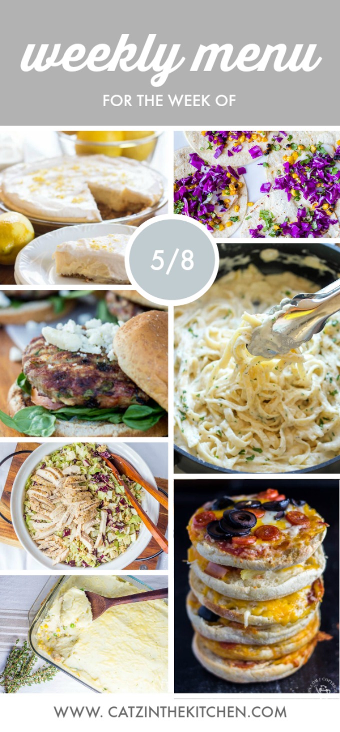 Weekly Menu | Catz in the Kitchen | catzinthekitchen.com | #menu #mealplan