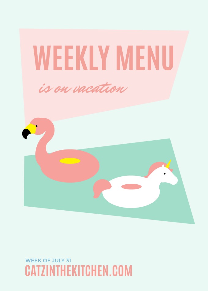 Weekly Menu | Catz in the Kitchen | catzinthekitchen.com | #menu #mealplan