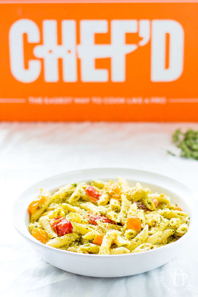 Catz Review: Chef'd Pistachio Pesto And Cherry Tomato Penne