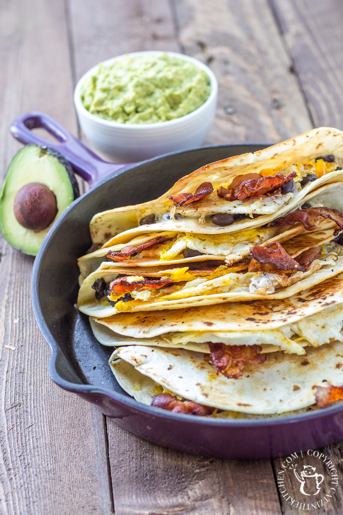 This breakfast quesadilla recipe is one of our family's most requested "breakfasts for dinner"! It is incredibly simple and totally craveable!